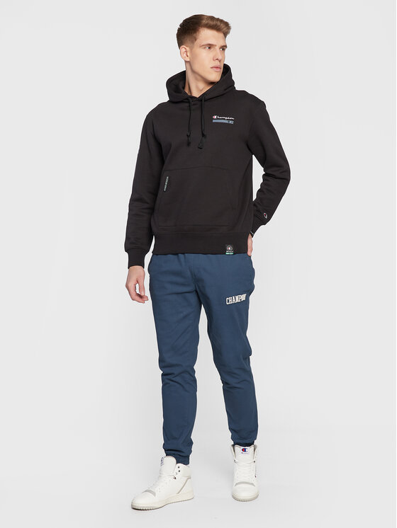 Felpa Heavy Fleece 217873 Nero Regular Fit