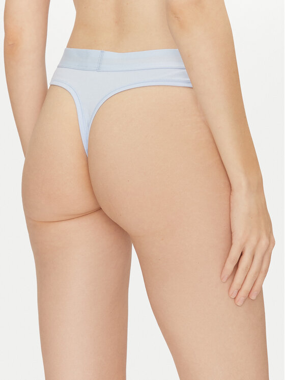Tommy Hilfiger Tommy Hilfiger Kalhotky string UW0UW04146 Světle modrá