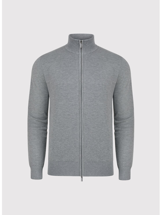 Pako Lorente Pako Lorente Sweter P25WF-2X-024 Szary Classic Fit