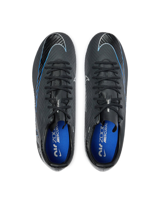 Nike Nike Futbalové topánky Zoom Vapor 15 Academy Fg/Mg DJ5631 040 Čierna