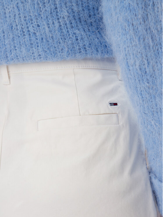 Tommy Jeans Tommy Jeans Medžiaginiai šortai Claire DW0DW21643 Écru Regular Fit