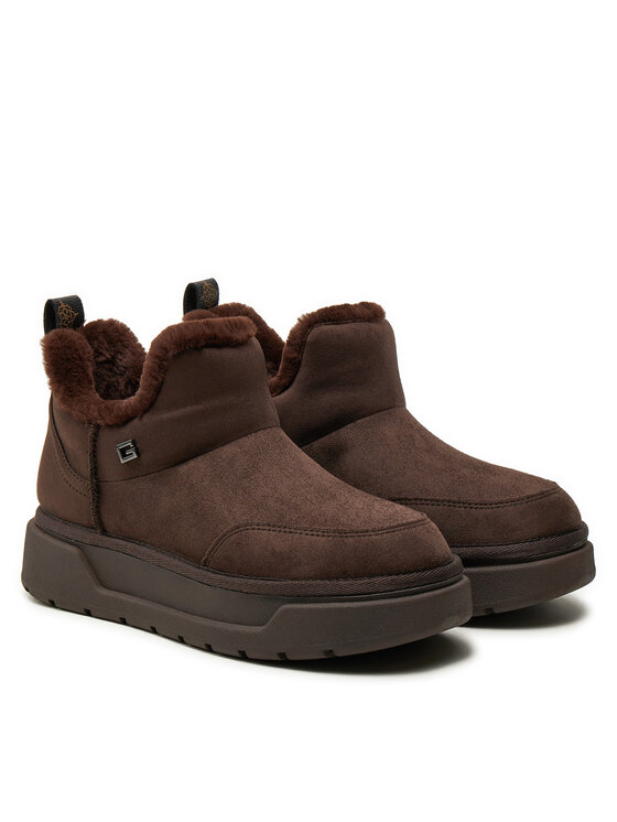 Guess Guess Śniegowce Unie FLFUNN ESU10 Brązowy