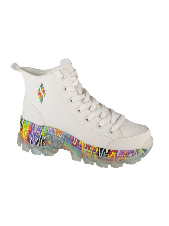 Sneakersy Skechers, Rozmiar 38, Białe, Skechers Jen Stark: Hi-Ryze - See-Thru Drip