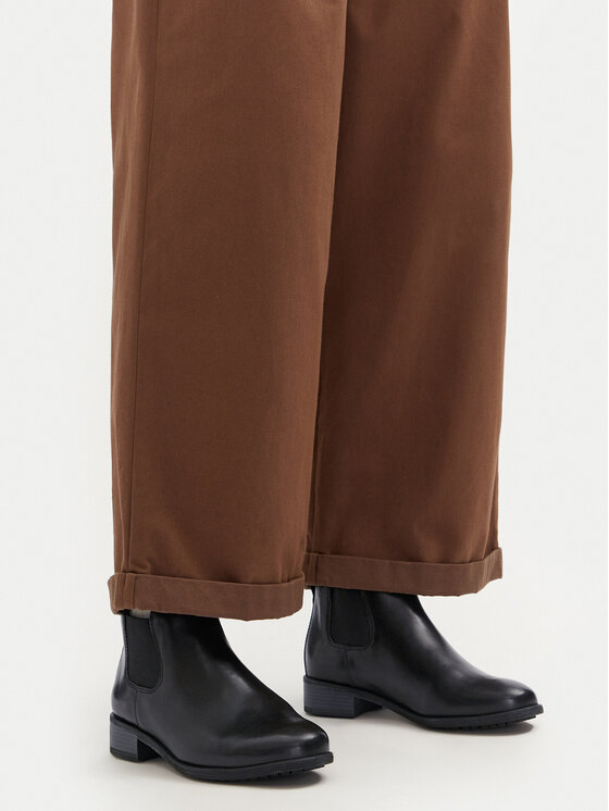 Clarks Clarks Μποτάκια με λάστιχο Havisham Top 26178715 Μαύρο