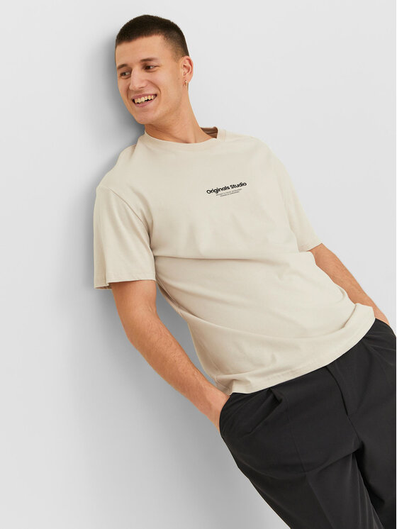 Jack&Jones Jack&Jones T-shirt Vesterbro 12240121 Bež Relaxed Fit
