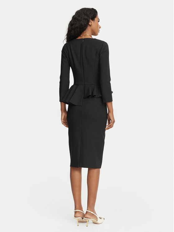 Elisabetta Franchi Elisabetta Franchi Kokteilikleit AB-010-67E2-V400 Must Fitted Fit