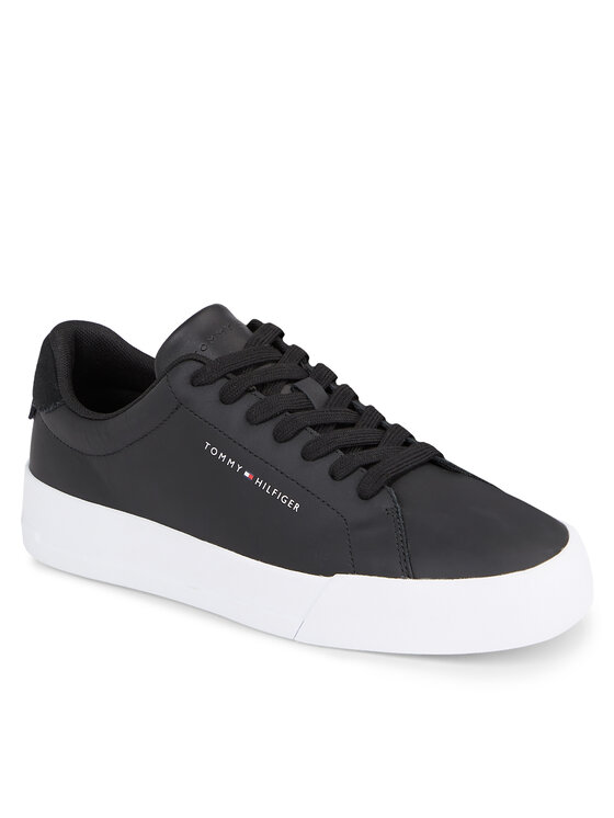 Tommy Hilfiger Tommy Hilfiger Sneakers Th Court Leather FM0FM04971 Nero