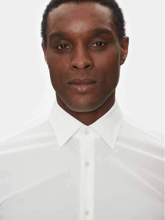BOSS BOSS Krekls H-Hank-Kent-C3-214 50538949 Balts Slim Fit