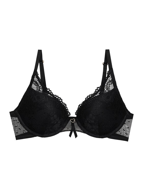 Esotiq Esotiq Biustonosz push-up 42504 Czarny
