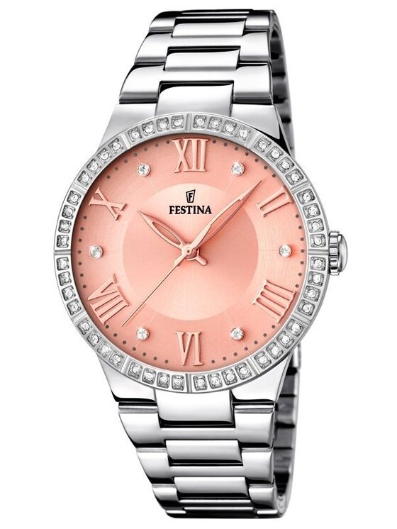 Festina Festina Zegarek F16719/3 Srebrny