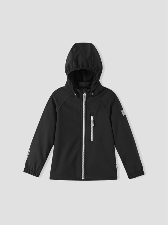 Reima Reima Kurtka softshell Vantti 5100009A Czarny Regular Fit