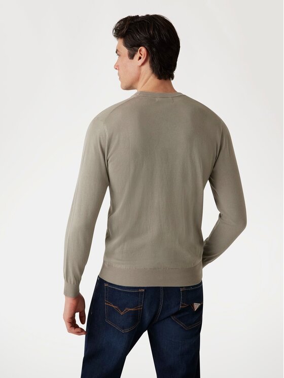 Guess Guess Sweter 160989 Zielony Classic Fit