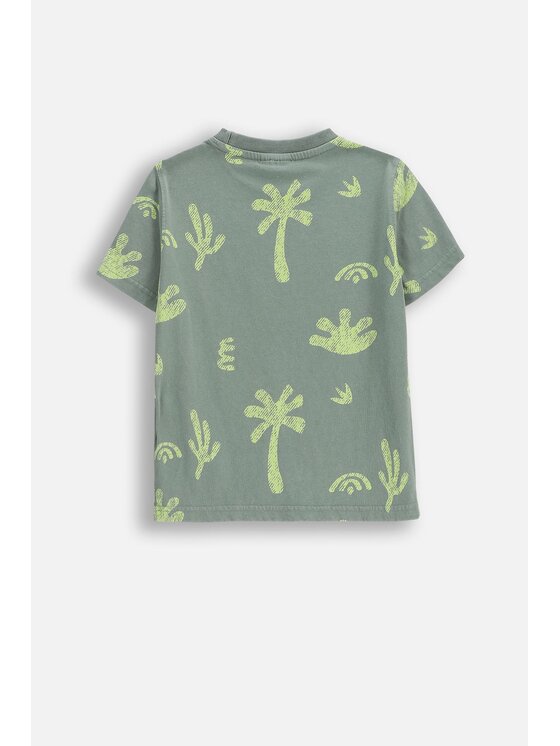 Coccodrillo Coccodrillo T-Shirt WC6143203TBK-011 Zelená Regular Fit