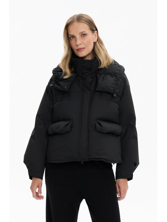 Deni Cler Milano Deni Cler Milano Kurtka zimowa T-DC-9077-F5-40-90-1 Czarny Regular Fit