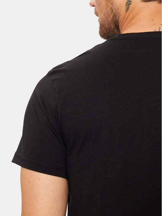 4F 4F T-Shirt 4FWMM00TTSHM1844 Μαύρο Regular Fit
