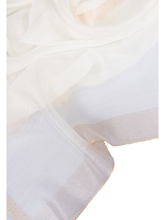 ALLORA BE UNIQUE ALLORA BE UNIQUE Scialle viscose & silk Oro bianco
