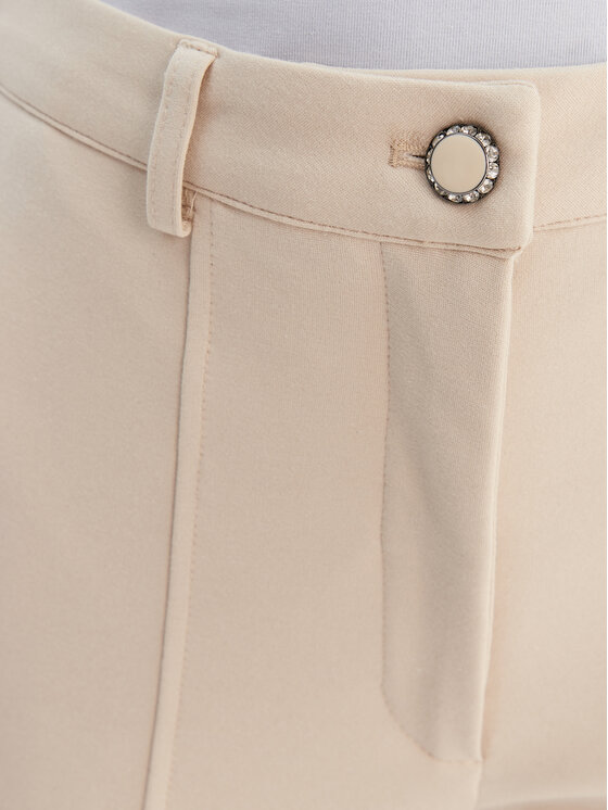 Guess Guess Штани з тканини W6RB11 KCMU2 Бежевий Straight Leg