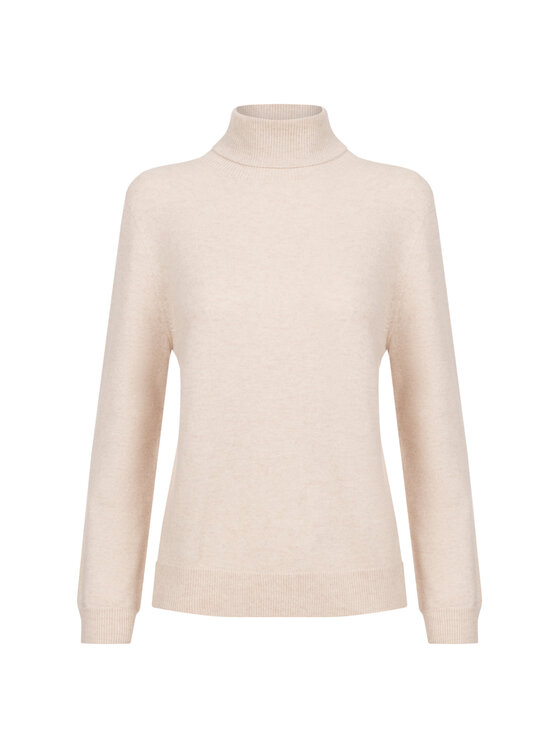 Deni Cler Milano Deni Cler Milano Sweter T-DC-S454-F5-90-11-1 Beżowy Regular Fit