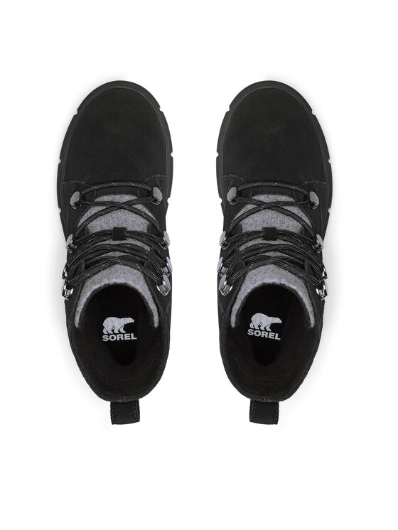 Sorel Sorel Īsie zābaki Explorer III Joan 2077951011 Melns