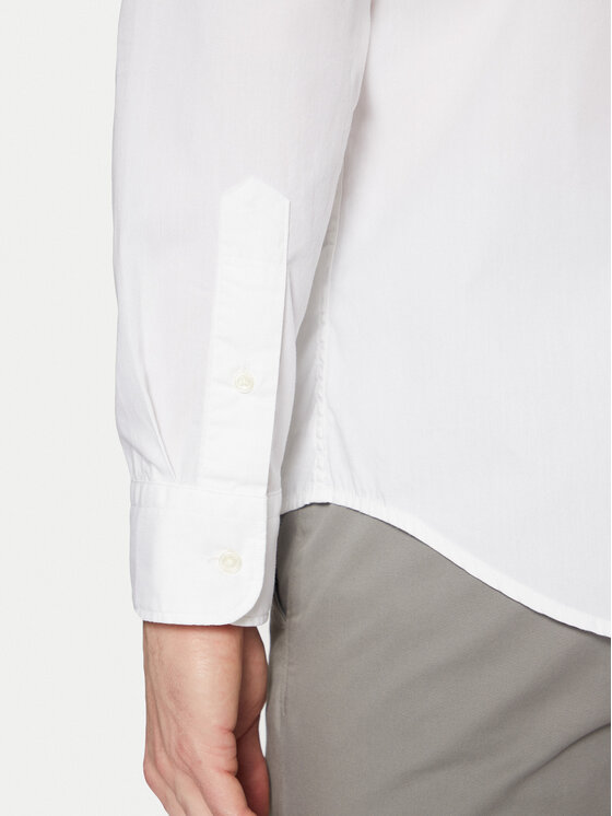 Tommy Hilfiger Tommy Hilfiger Cămașă MW0MW38137 Alb Slim Fit