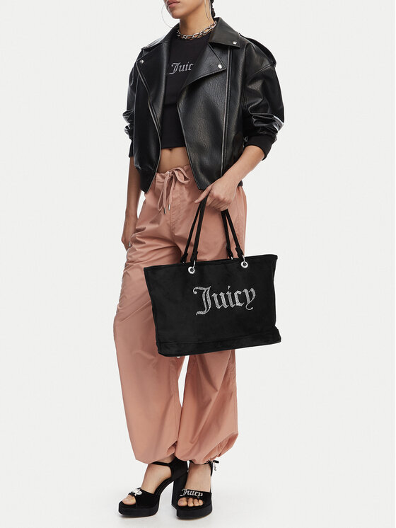 Juicy Couture Juicy Couture Ročna torba CEO-BEJXT5463WPO Črna
