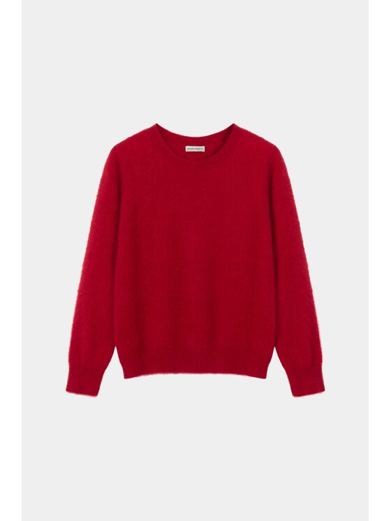 MARI PRETI MARI PRETI Sweter CARMEN Czerwony Loose Fit