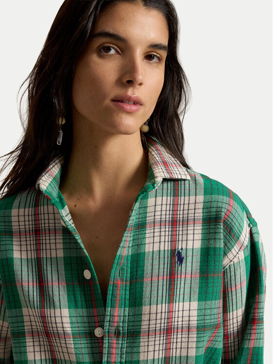 Polo Ralph Lauren Polo Ralph Lauren Košulja 211971515503 Zelena Relaxed Fit