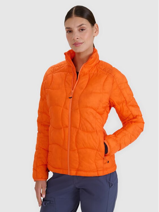 4F 4F Outdoorová bunda 4FWSS25TDJAF531-70S Oranžová Slim Fit