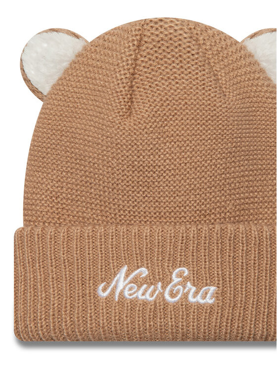 New Era New Era Czapka Teddy Bear Ears Cuff Knit Beanie 60580864 Brązowy