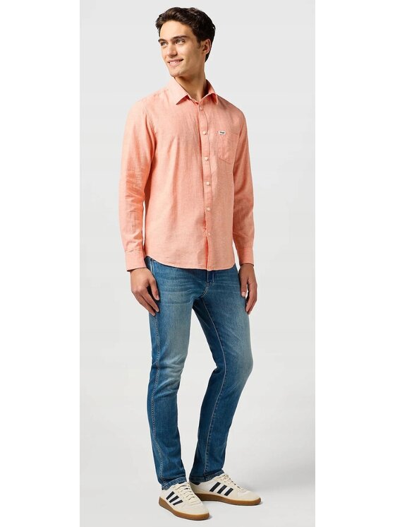 Wrangler Wrangler Jeansy Larston Niebieski Slim Fit