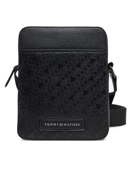 Tommy Hilfiger Tommy Hilfiger Brašna Th Monogram Mini Preporter AM0AM13210 Černá