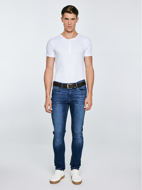 BIG STAR BIG STAR Jeansy TERRY CARROT Niebieski Tapered Fit