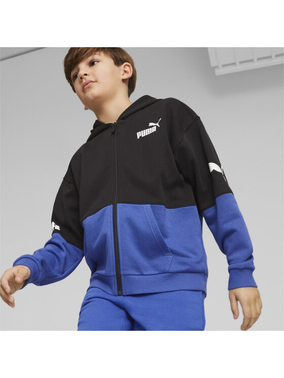 Puma Puma Bluza 673229 Niebieski Regular Fit