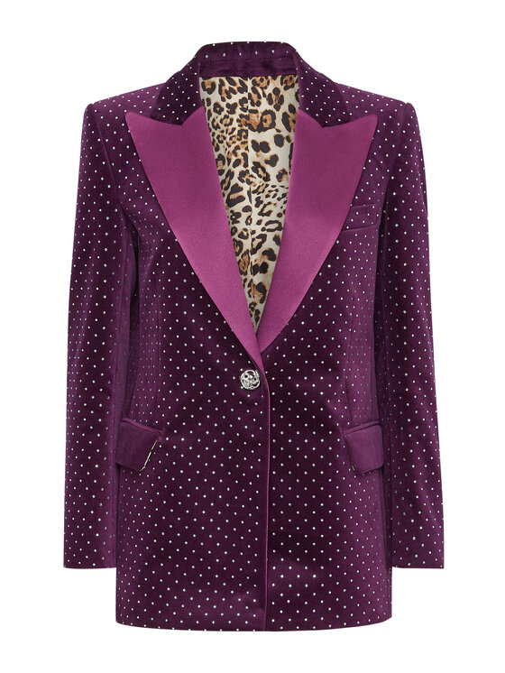 PHILIPP PLEIN PHILIPP PLEIN Sako 3533 Fialová Loose Fit