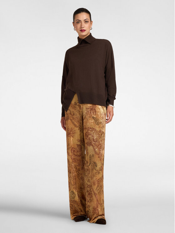 Elena Mirò Elena Mirò Sweter M113Z000880N032 Brązowy Over Fit