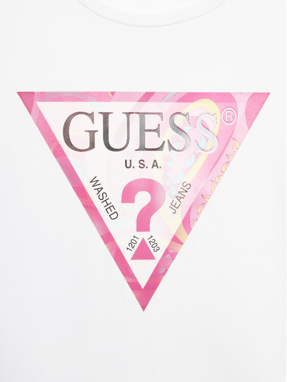 Guess Guess T-särk J4GI35 K6YW4 Valge Regular Fit