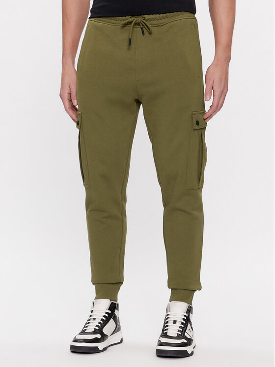 BOSS Boss Donji dio trenerke Seteam 50507886 Zelena Relaxed Fit