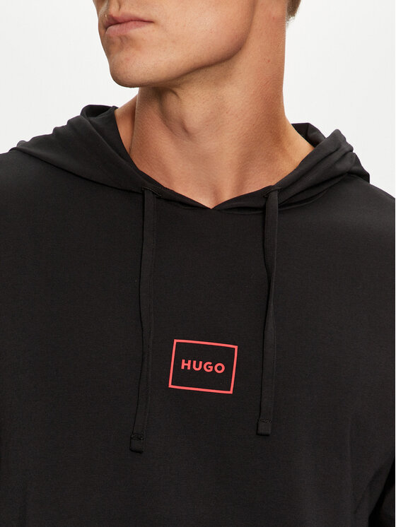 HUGO Hugo Bluza 50525244 Czarny Regular Fit