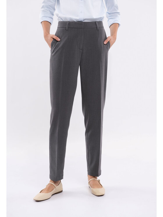Volcano Volcano Chinosy R-MARSA Szary Regular Fit