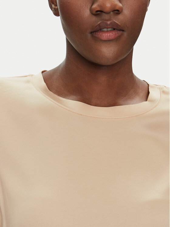 ViCOLO ViCOLO Blusa TD0007 Beige Relaxed Fit