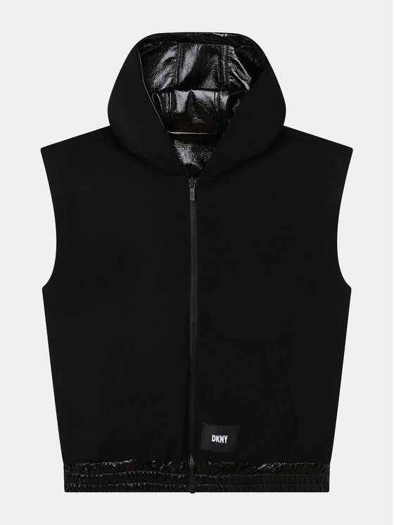DKNY DKNY Gilet D36685 S Nero Regular Fit