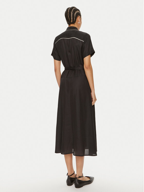 PINKO Pinko Sukienka koszulowa Encanto 103745 A1XM Czarny Regular Fit