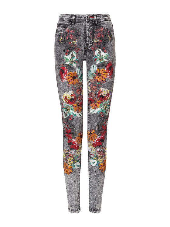 PHILIPP PLEIN PHILIPP PLEIN Džegínsy 30767 Sivá