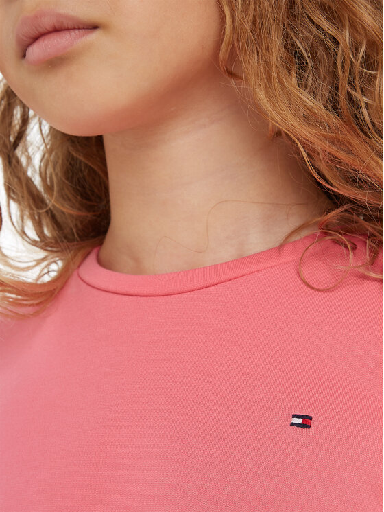 Tommy Hilfiger Tommy Hilfiger Ежедневна рокля Essential Skater KG0KG07776 D Розов Regular Fit