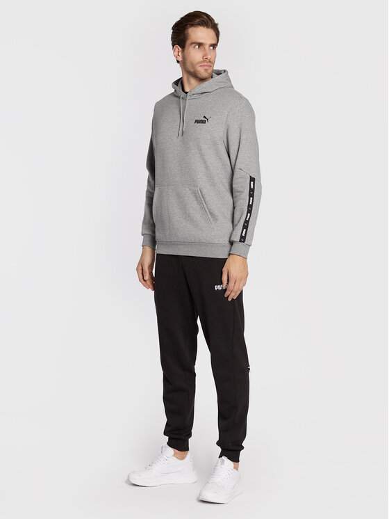 Puma Puma Bluza Essential+ Tape 849040 Szary Regular Fit