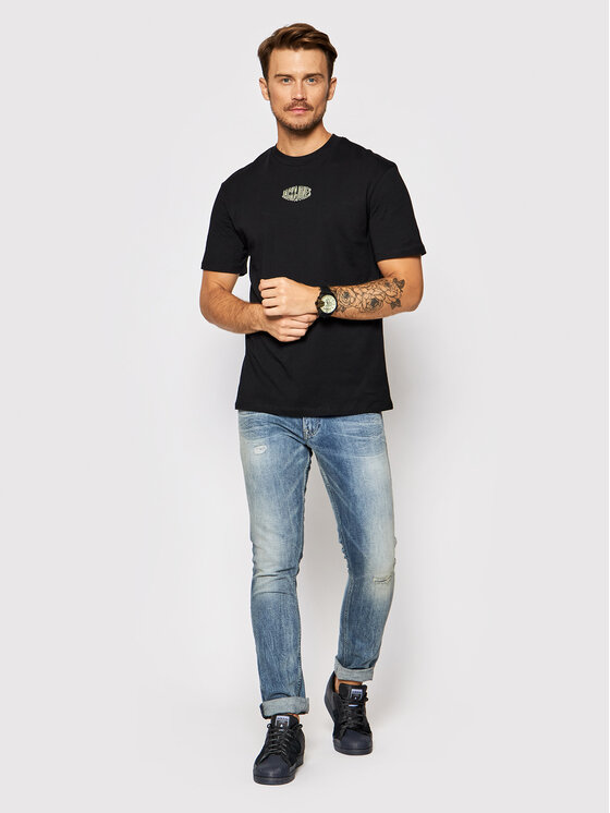 T-shirt Worlds 12193963 Nero Relaxed Fit