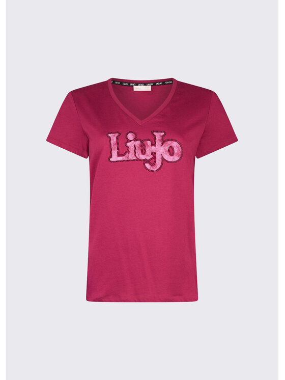 Liu Jo Liu Jo T-shirt TA6057JS923P9294 Rosso Regular Fit