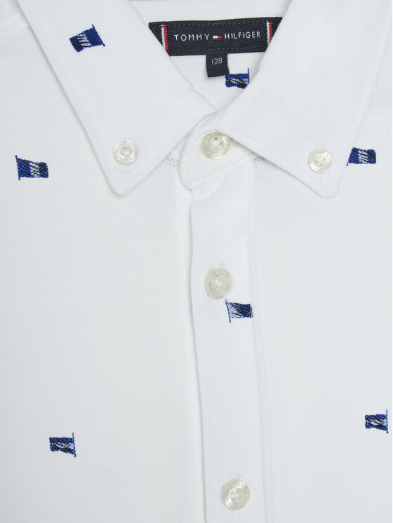Tommy Hilfiger Tommy Hilfiger Hemd KB0KB09594 Weiß Regular Fit