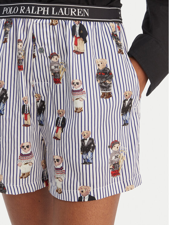 Polo Ralph Lauren Polo Ralph Lauren Pyžamové šortky 4P0119 Modrá Relaxed Fit