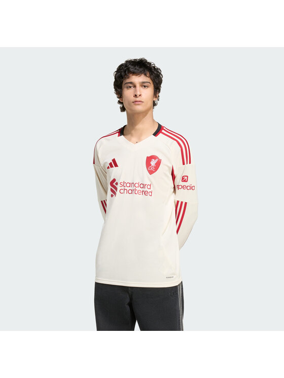 adidas adidas Koszulka techniczna Liverpool Biały Slim Fit